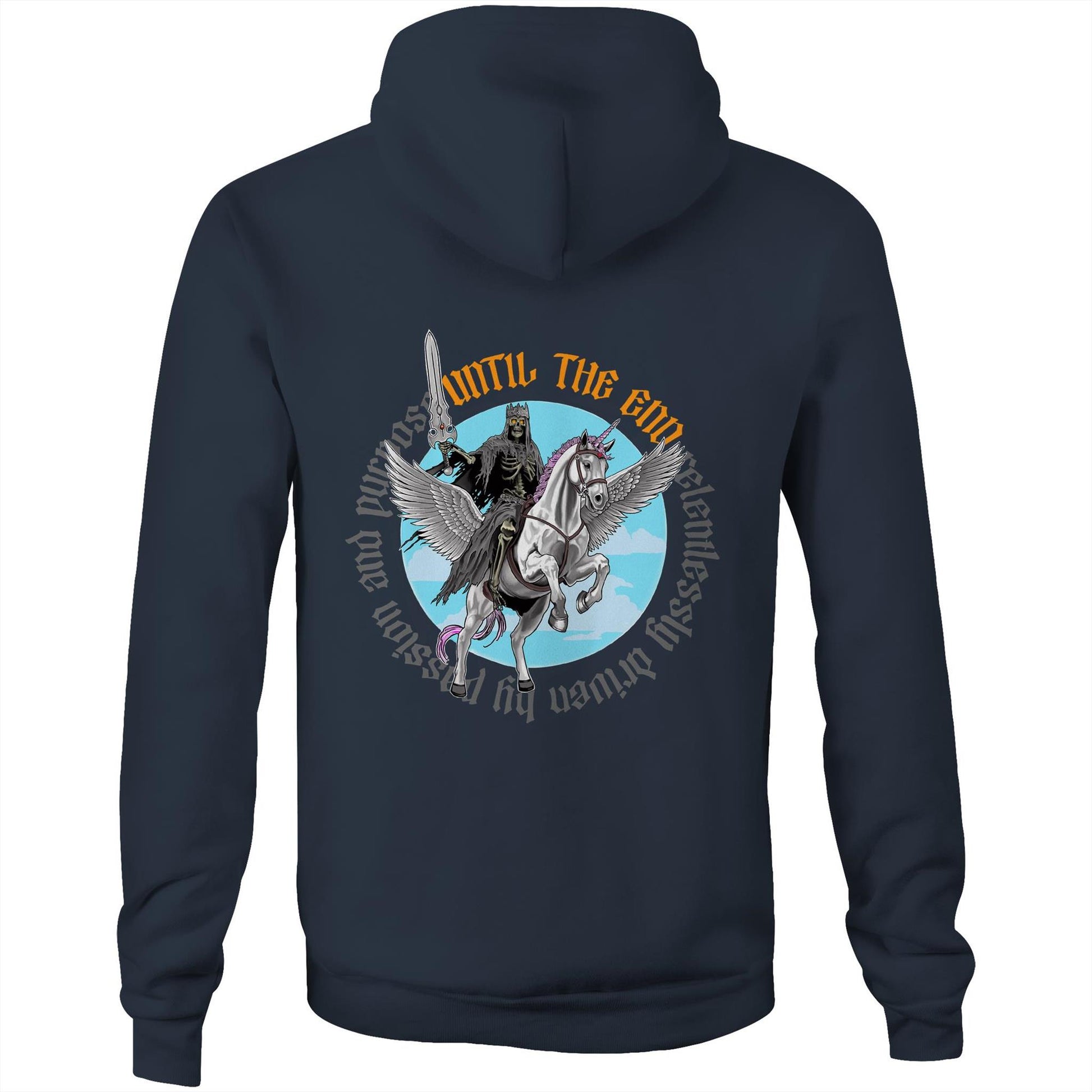 “Ride the Love Pony” on a Hoodie