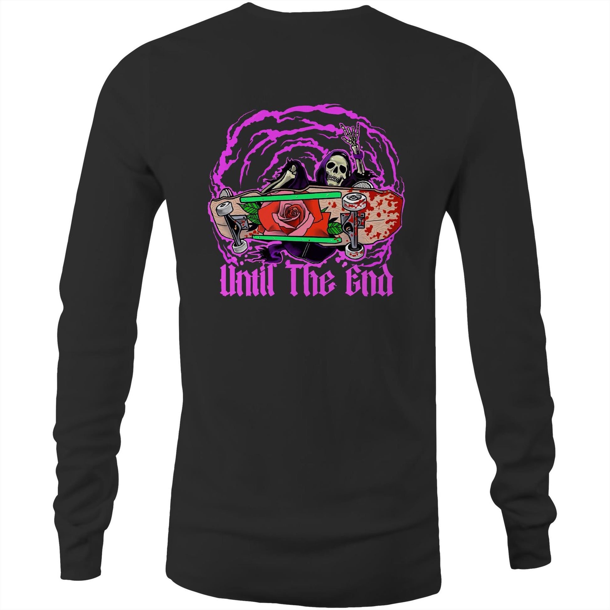 “Grim Shredder” Mens Long Sleeve T-Shirt