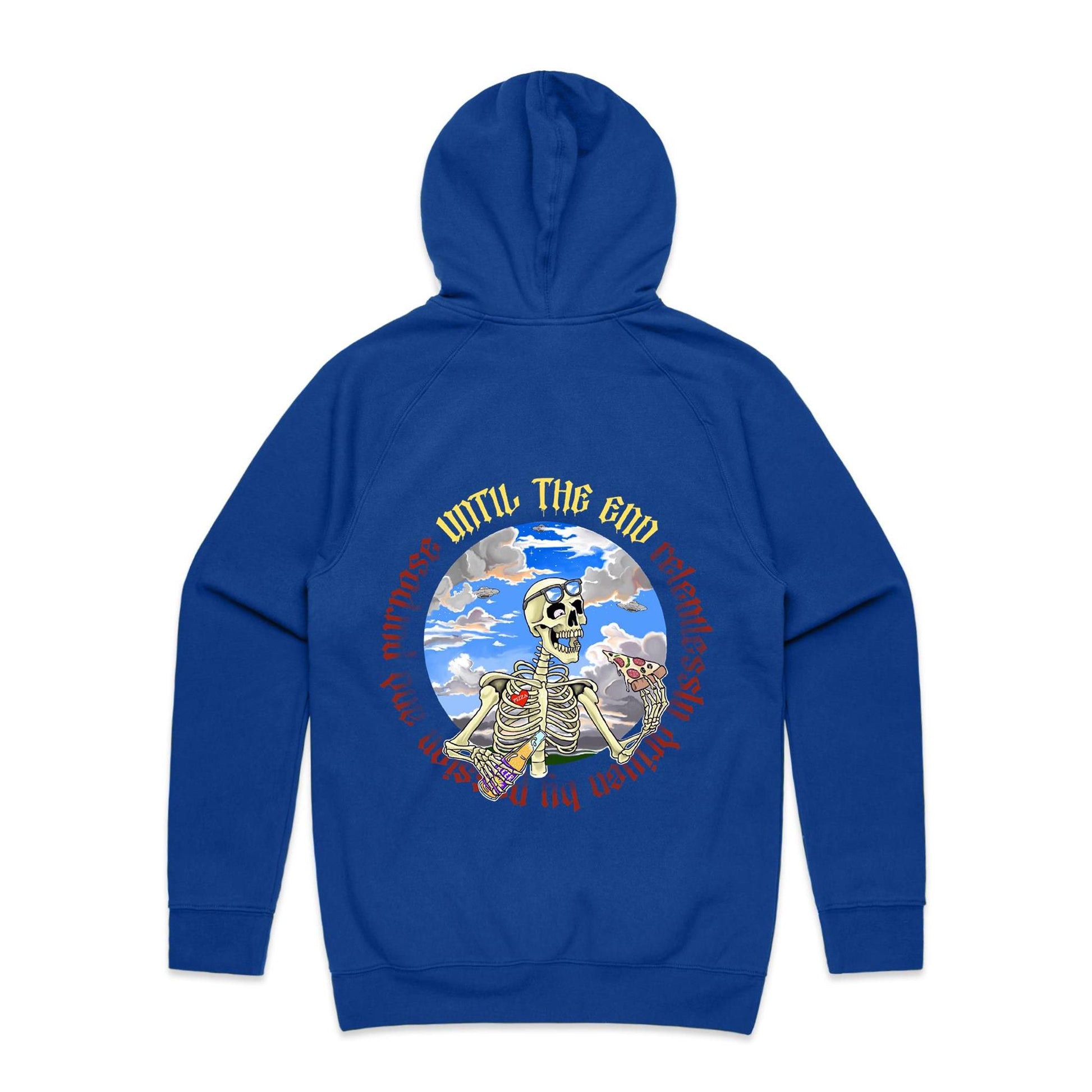 “Pizza Until The End” on men’s Supply Hoodie