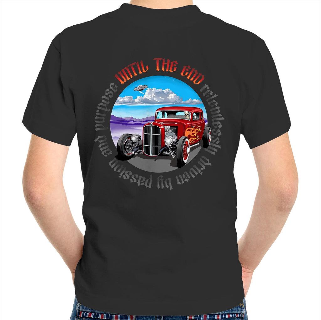 “Hot rod Race” Kids Youth T-Shirt