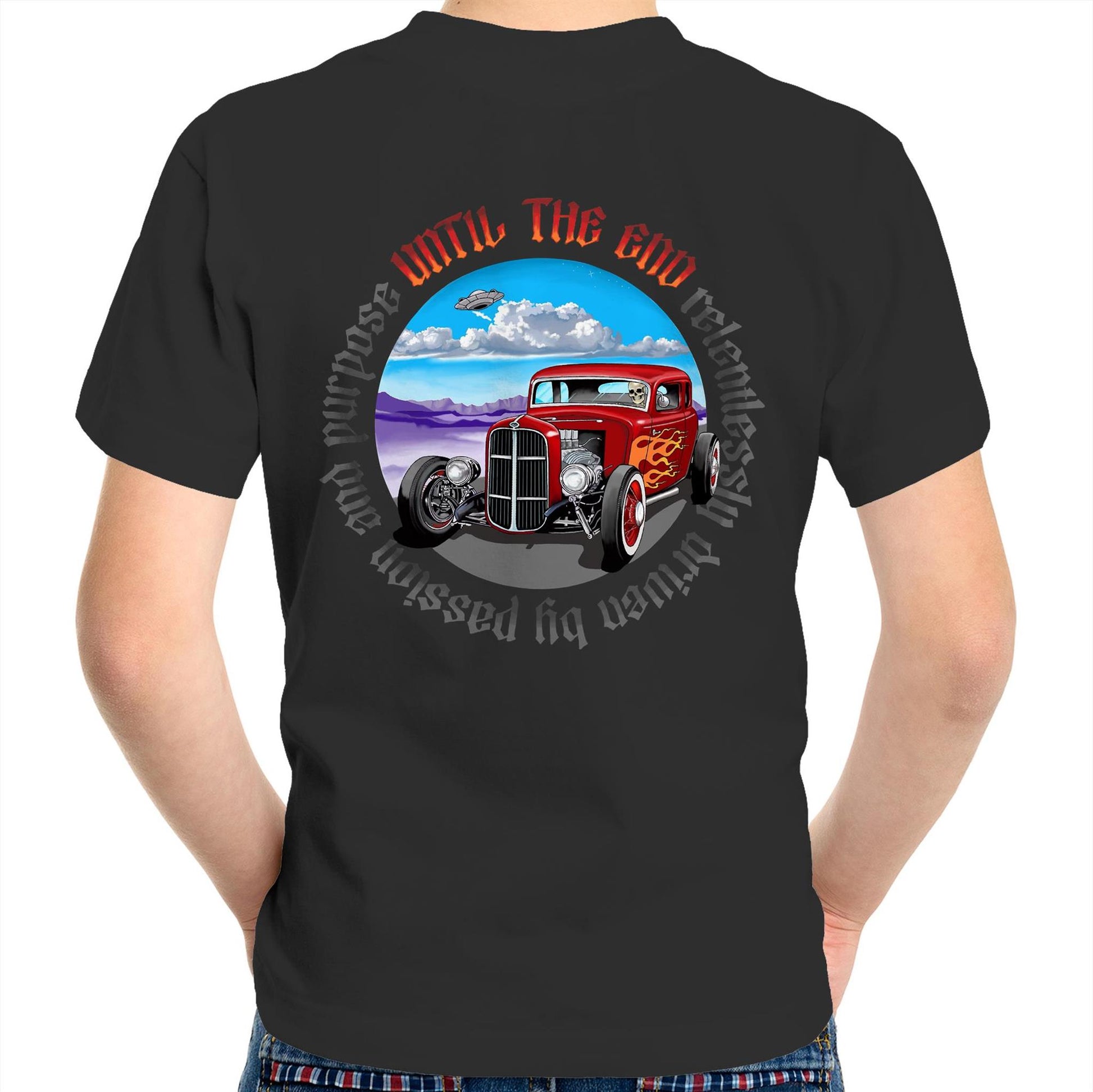 “Hot rod Race” Kids Youth T-Shirt