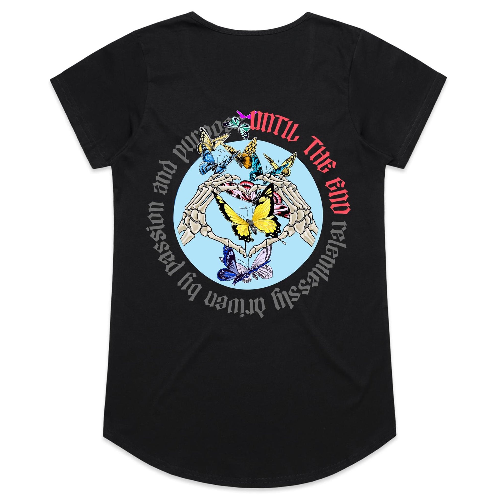 “Metamorphosis” Womens Scoop Neck T-Shirt 3 Colours