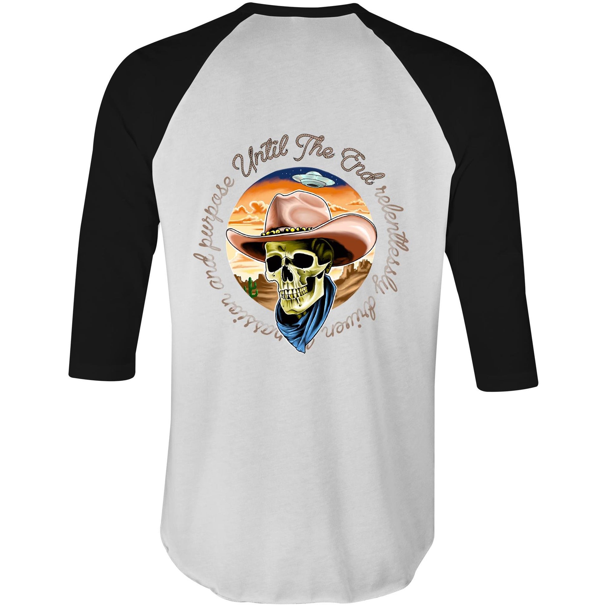 “Space Cowboy” 3/4 Sleeve Raglan T-Shirt