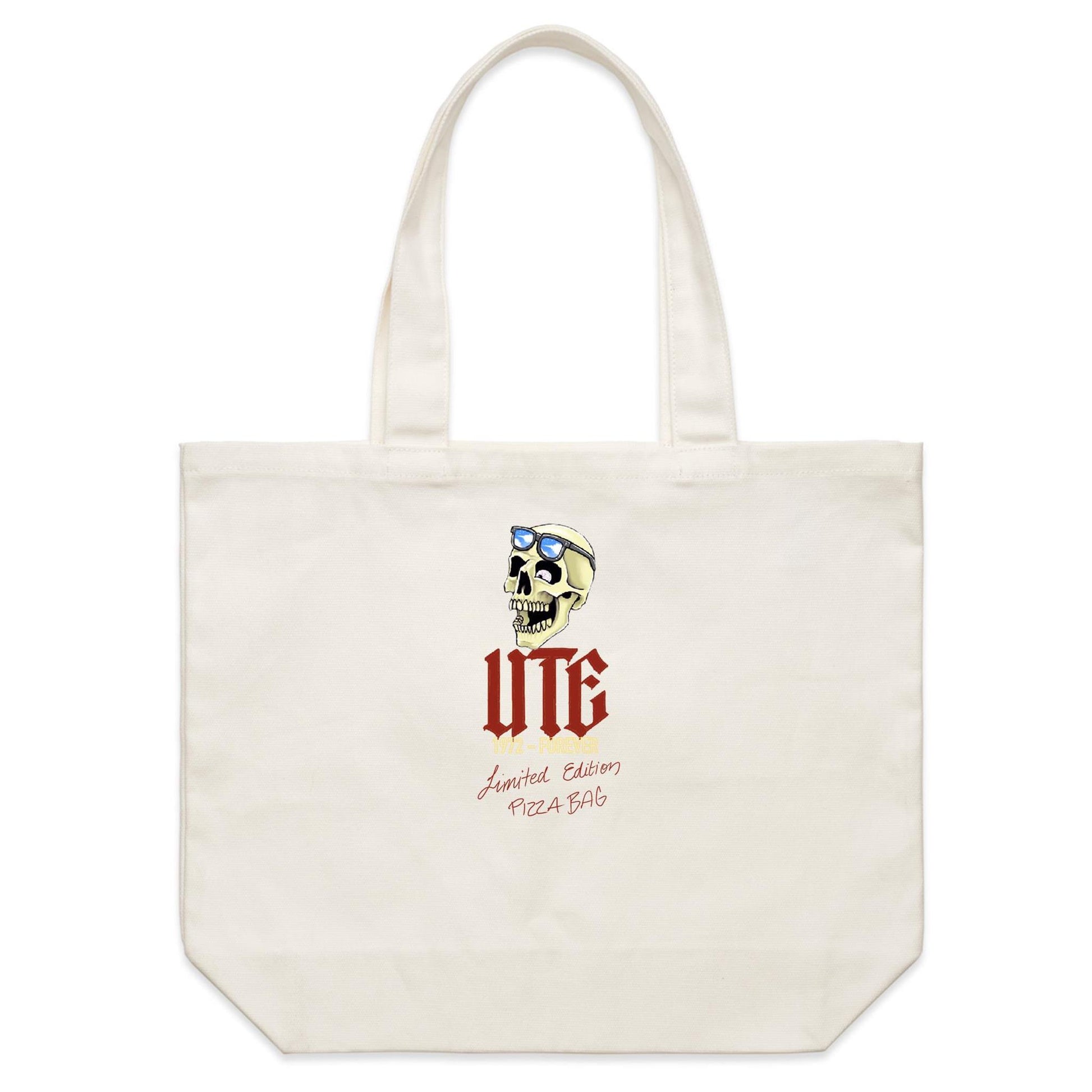 “Pizza Until The End” Limited Edition Shoulder Canvas Tote Bag