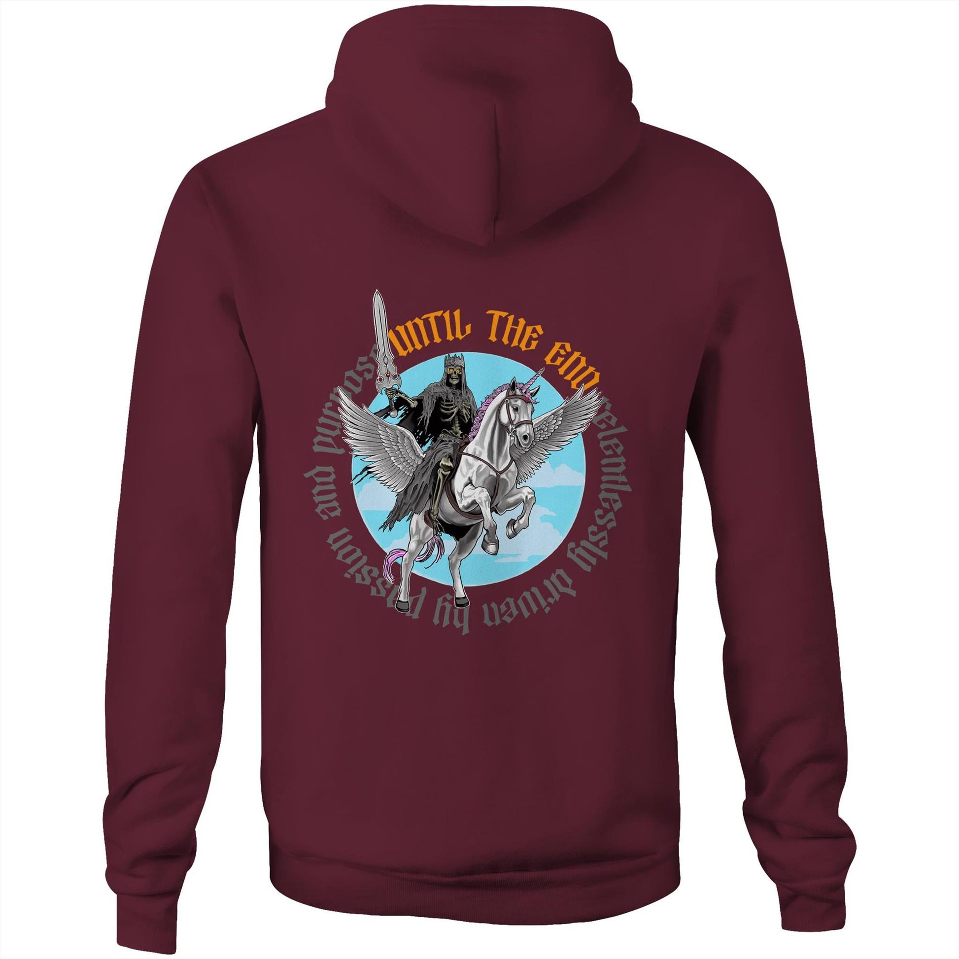 “Ride the Love Pony” on a Hoodie